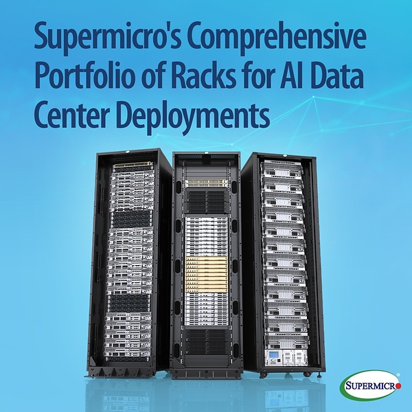 Supermicro 擴展 DCBBS,推出精密工程 AI 機架系列,加速部署並縮短上線時間