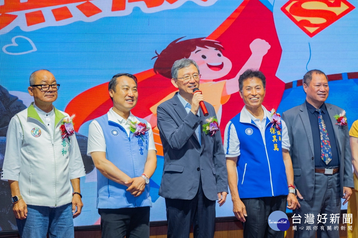 桃園市副市長王明鉅於「115年模範父親表揚活動」中致詞。<br /><br />