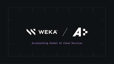 WEKA and Andromeda: powering AI teams building at the frontier WEKA and Andromeda: powering AI teams building at the frontier