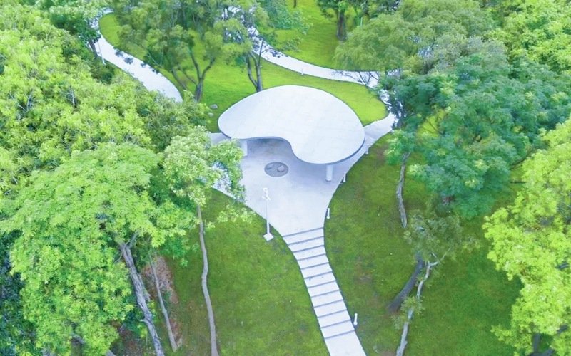 竹北縣福公園蛻變登場 市公所斥資3千萬打造書法意境地標