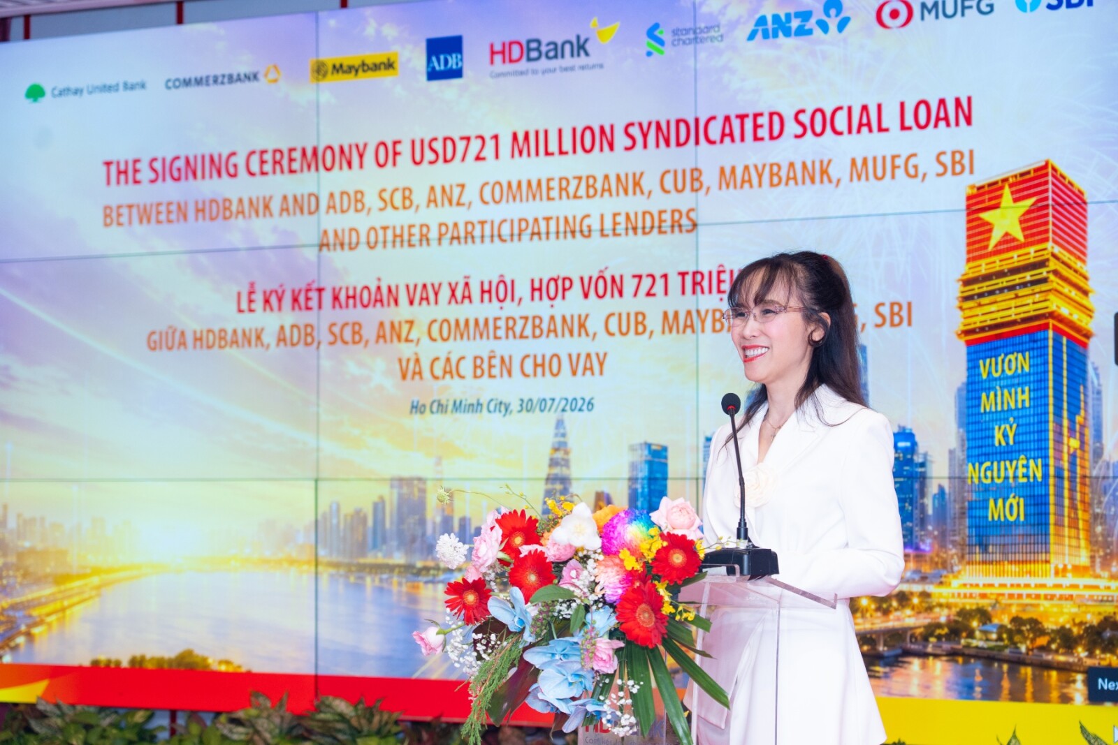 HDBank 取得越南歷來最大規模國際銀團社會貸款
