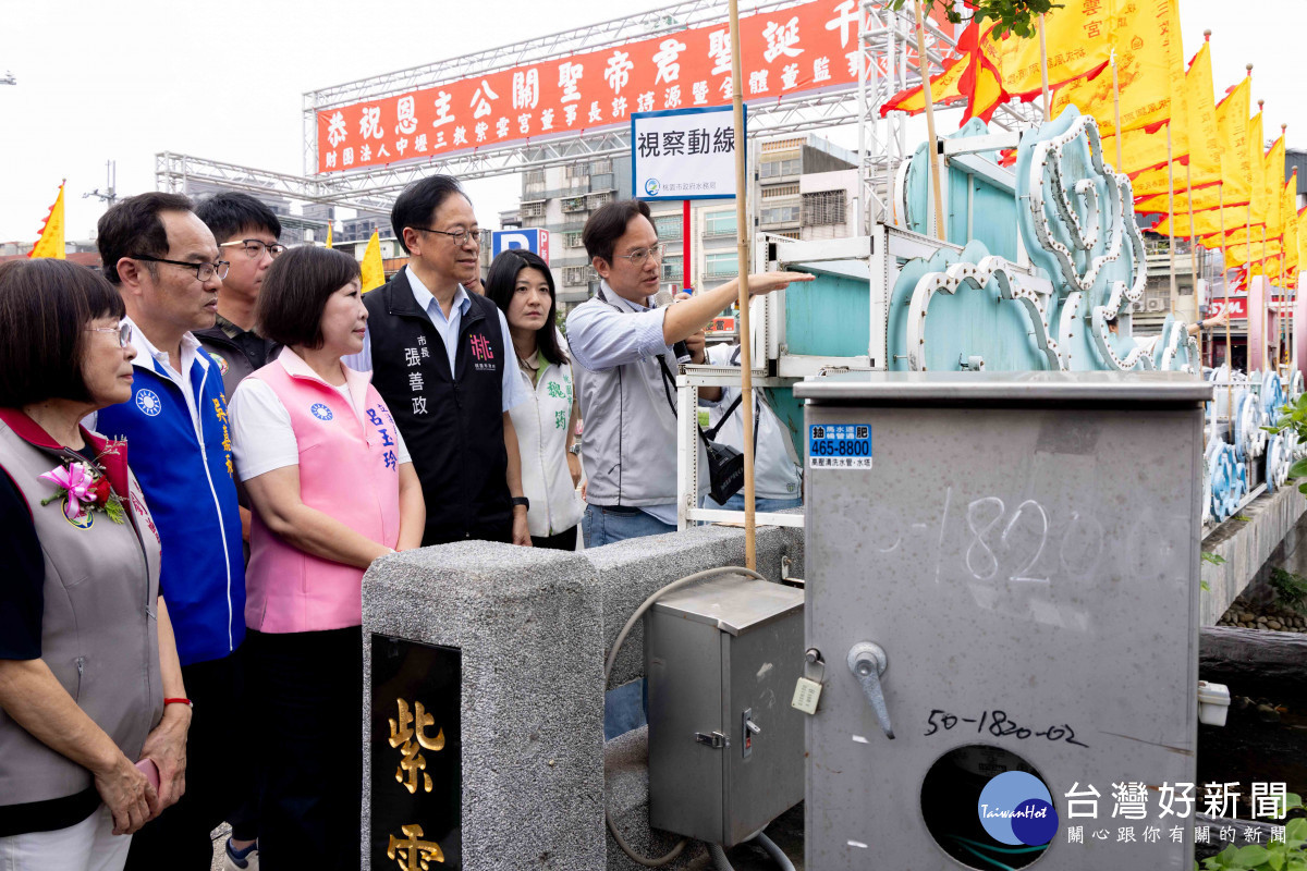 張市長視察步道工程。