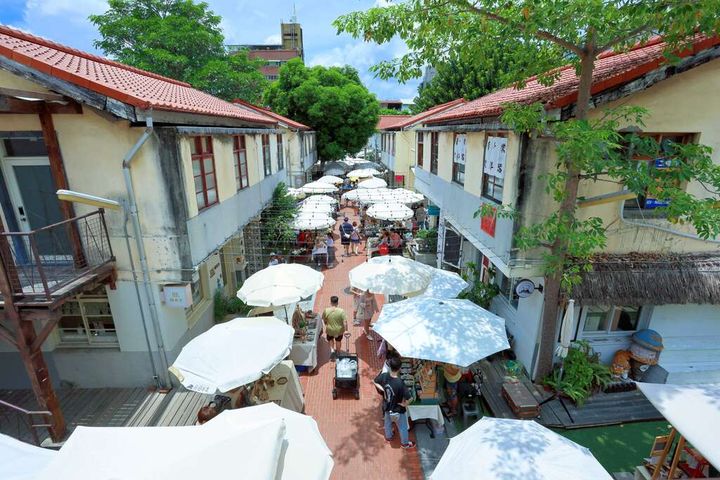 審計新村－文創市集街區。　圖：臺中市政府觀光旅遊局／提供