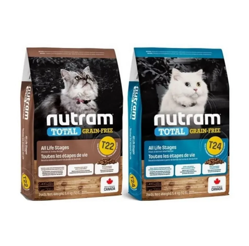 【Nutram紐頓】T22/T24 無穀全能系列貓飼料5.4kg/12lb,優惠價1799元