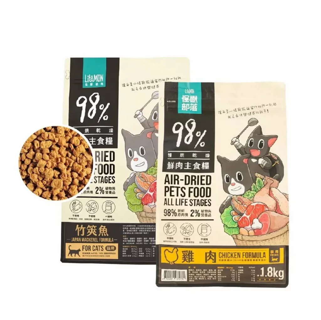 【怪獸部落】98%慢烘乾燥鮮肉主食糧1.8kg,優惠價1759元