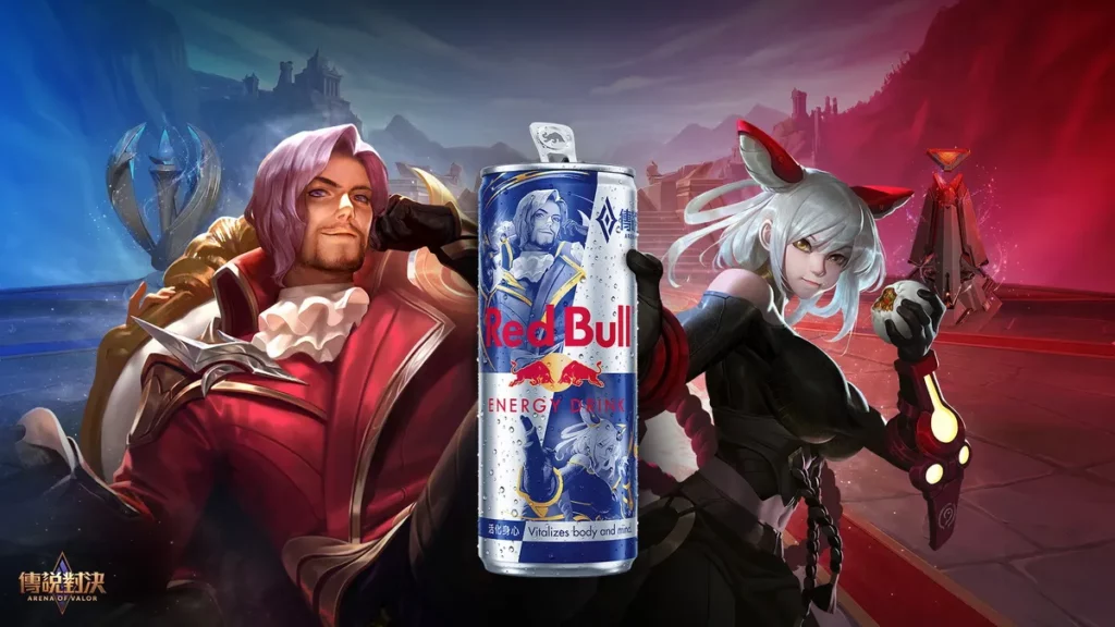 Red Bull x《 Garena 傳說對決》10 週年限量聯名罐,由人氣英雄「弗洛倫✕筱清」霸氣登場,陪全台玩家補足能量、開局秀爆全場!
