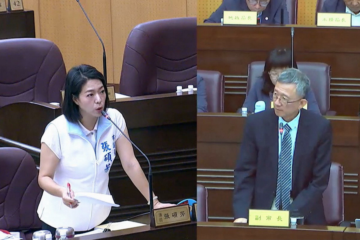 針對食安問題,桃園市議員張碩芳質詢桃園市副市長王明鉅。<br /><br />