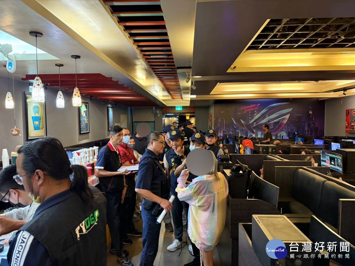 龜山分局7日深夜執行保護兒童及少年措施擴大臨檢勤務，保護青少年安全。