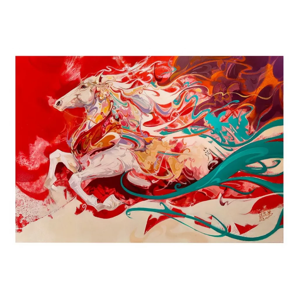 戊辰美學藝術傢飾館 趙思棟 《追夢》100x70cm畫布、油彩、壓克力顏料 2025