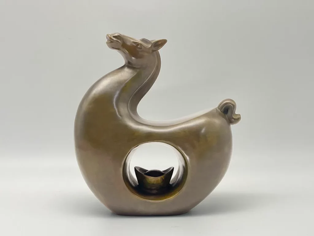 王秀杞馬年系列藝術雕塑作品