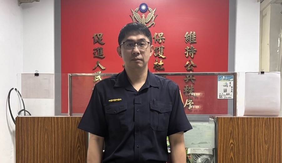 萬華分局莒光派出所警員黃世祥。(圖/記者 趙靜姸翻攝)