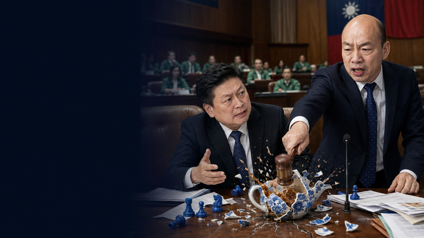 國會茶壺風暴算計：韓國瑜怒撕傅崐萁背後，誰是真正贏家？歷史早已寫下答案