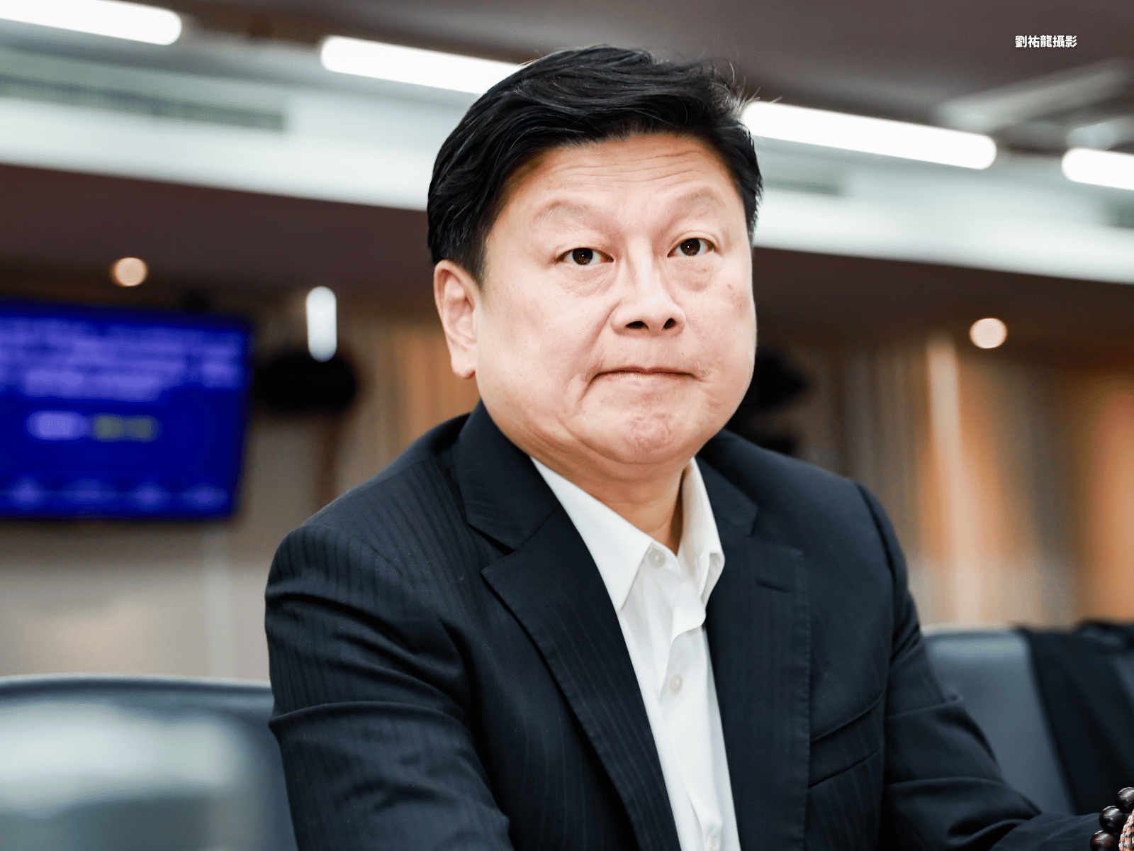 國民黨立法院黨團總召傅崐萁。(攝影:劉祐龍)