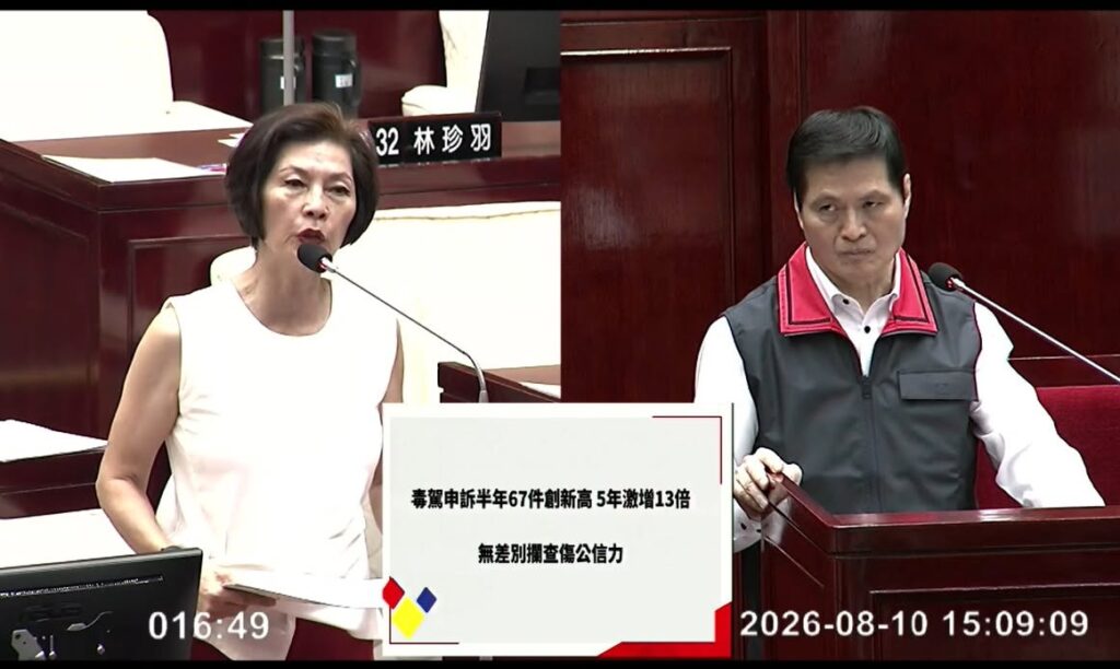 台北市議員汪志冰要求北市警局應落實正確毒品檢測程序並建立稽核機制,以兼顧程序正義與執法公信力。(圖/汪志冰粉專)