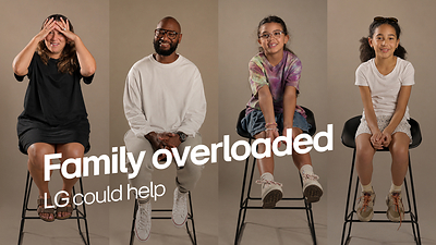 The real family featured in the 2026 Life’s Good campaign film shares their everyday mental load. The real family featured in the 2026 Life’s Good campaign film shares their everyday mental load.