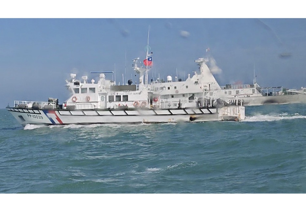 漢光演習 中國海警船竟侵擾金門海巡艇監控驅離 234 cnews204260813a13