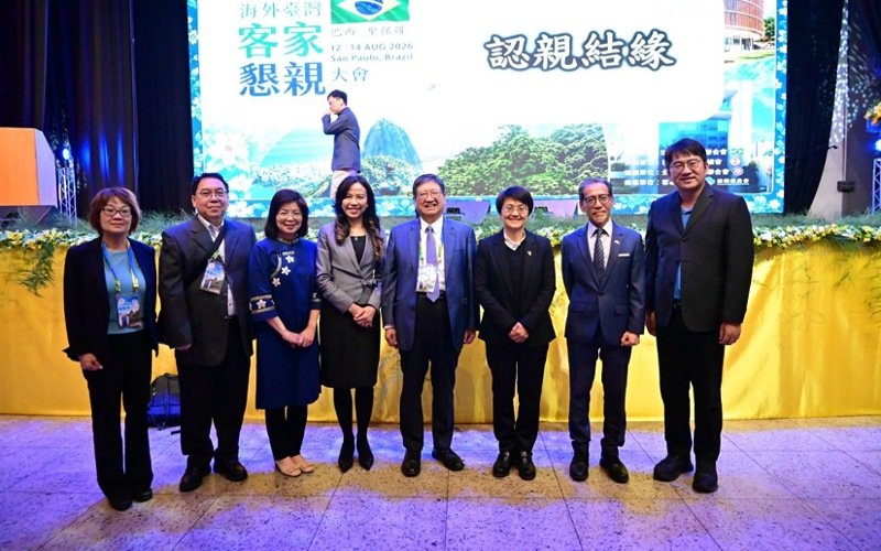 楊文科赴巴西參加海外臺灣客家懇親大會        交流竹縣推廣客家經驗