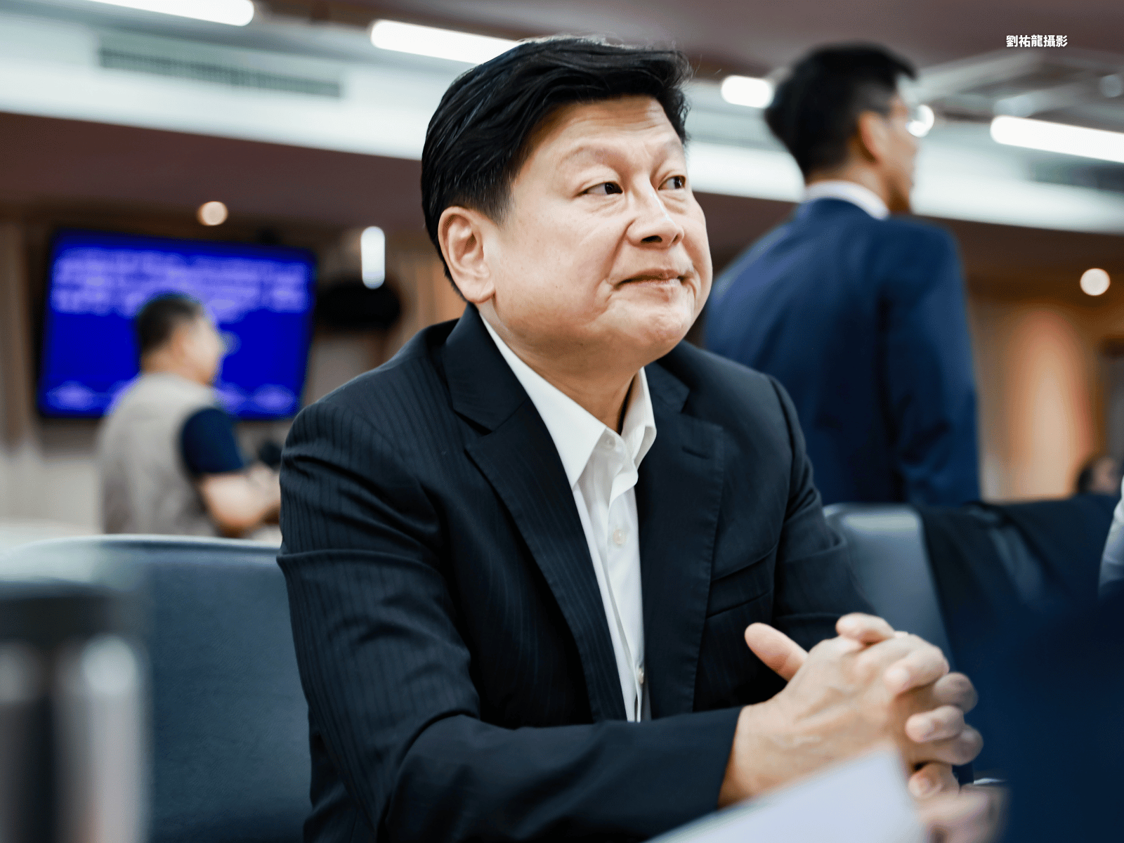 國民黨立法院黨團總召傅崐萁。(攝影:劉祐龍)