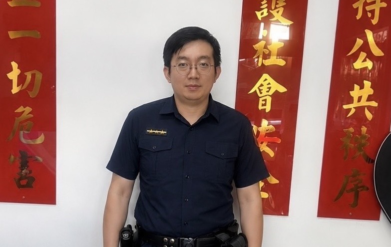 萬華分局康定路派出所警員姜人豪。(圖/記者 趙靜姸翻攝)