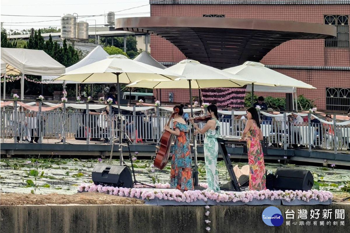 2026桃園蓮花季中的「荷你漫時-夏日蓮花午茶」登場。