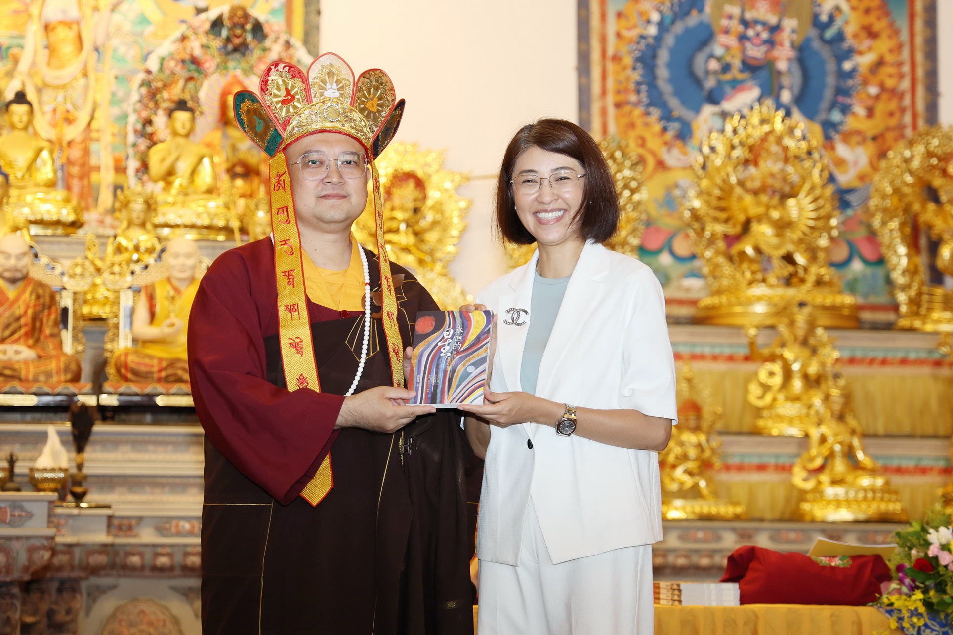草屯雷藏寺瑜伽焰口法會圓滿　許淑華肯定長年公益扶弱