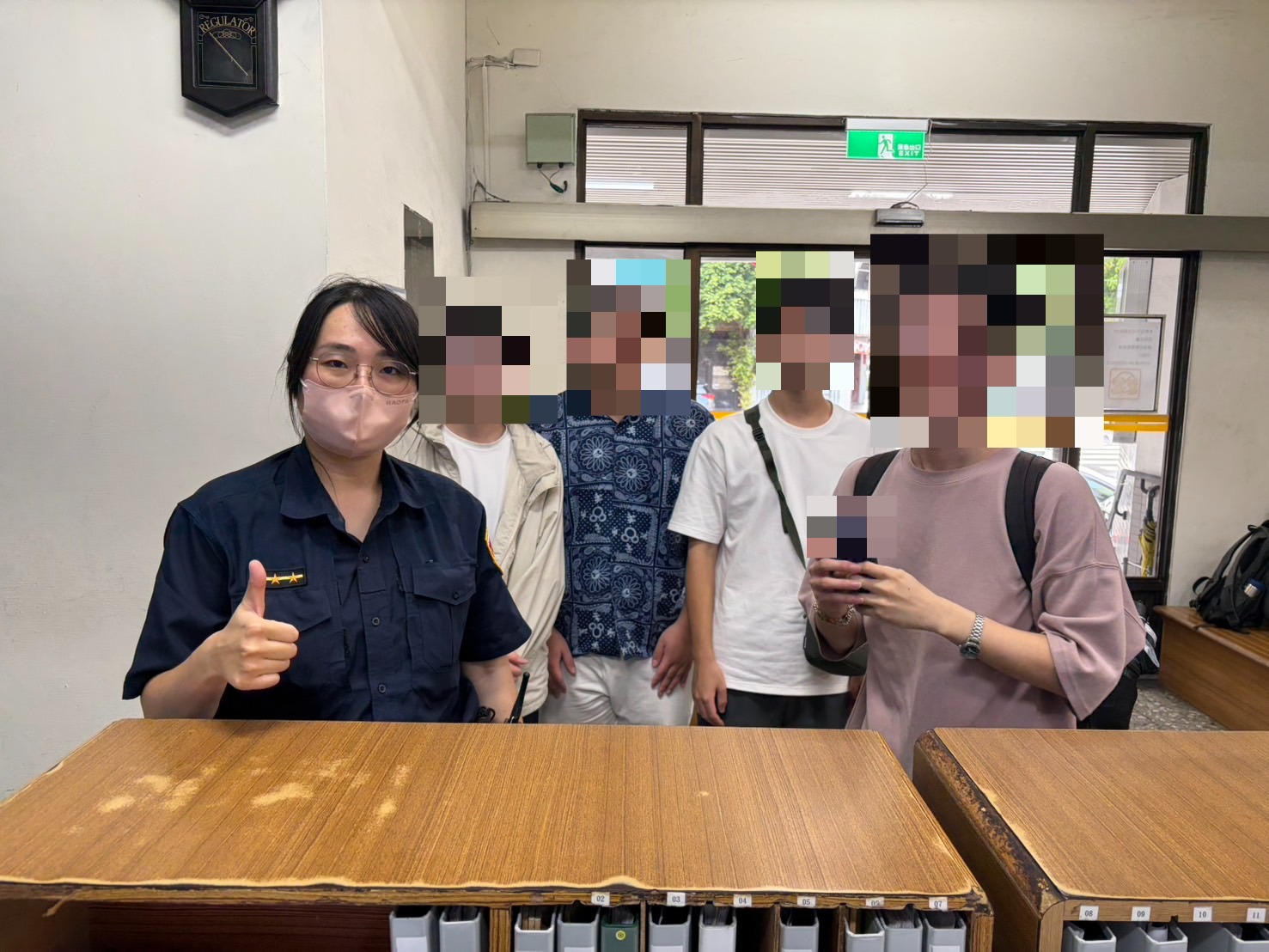 男大生遊台中手機騎車途中掉落 警調監視器循線找回