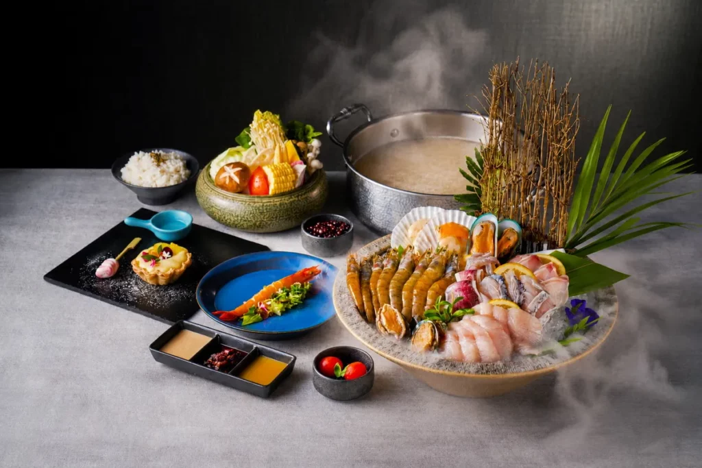 《秋草鍋物料理》以在地食材入鍋,「產地到餐桌零距離」展現花蓮風味
