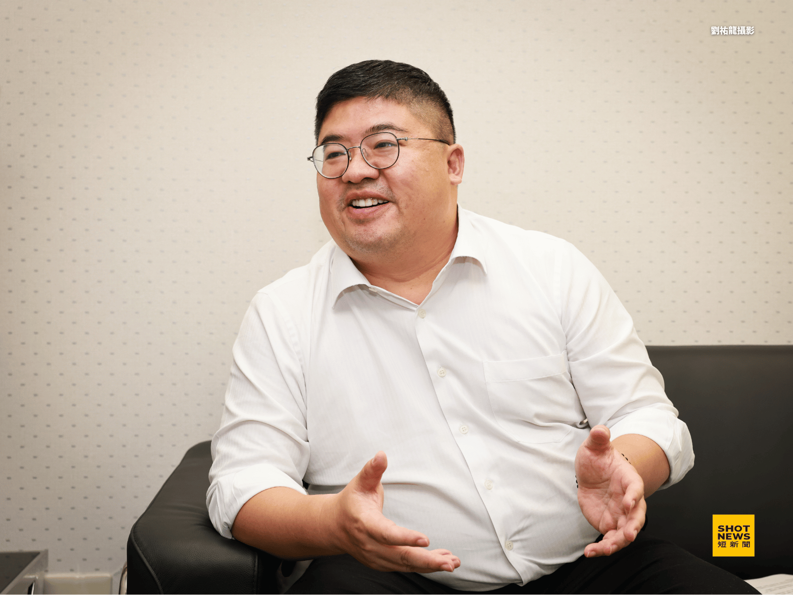 體重議題,立法委員蔡易餘說,自己曾有打瘦瘦針,覺得身體會過敏、會癢,就沒有打了!(攝影:劉祐龍)