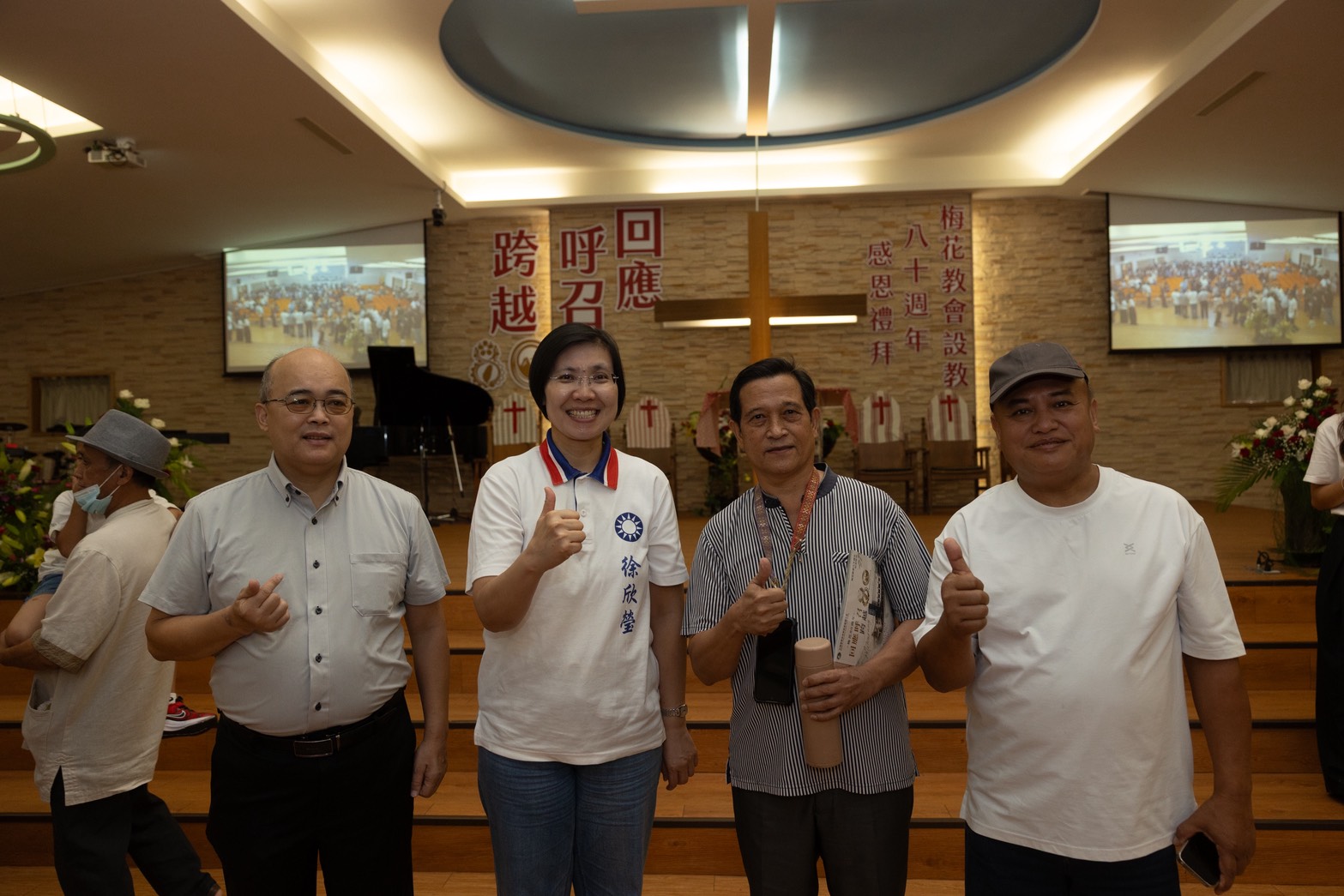 湖口鄉親力挺徐欣瑩 展現母雞氣勢 力推湖口第二交流道及通學步道