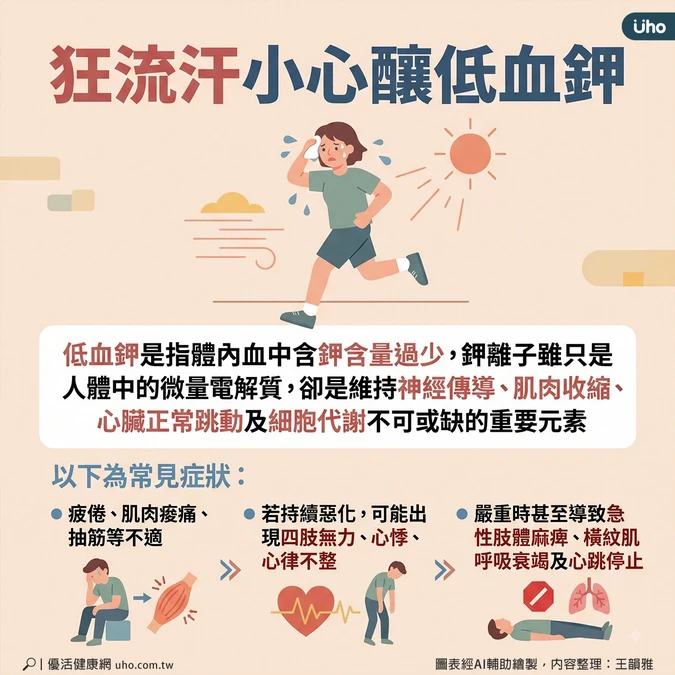 低血鉀是鉀含量過少