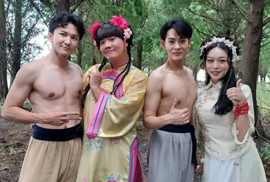 阿翰演出《戲說台灣》七夕特輯《穿越紅線情》。(圖/三立提供)