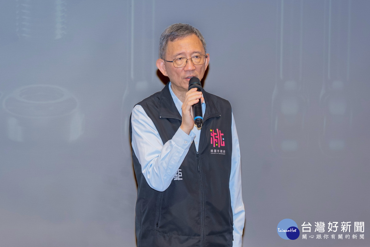 桃園市副市長王明鉅1於「2026 ADA ISDW 台日韓國際學生設計研習營-開幕式」中致詞。<br /><br />
