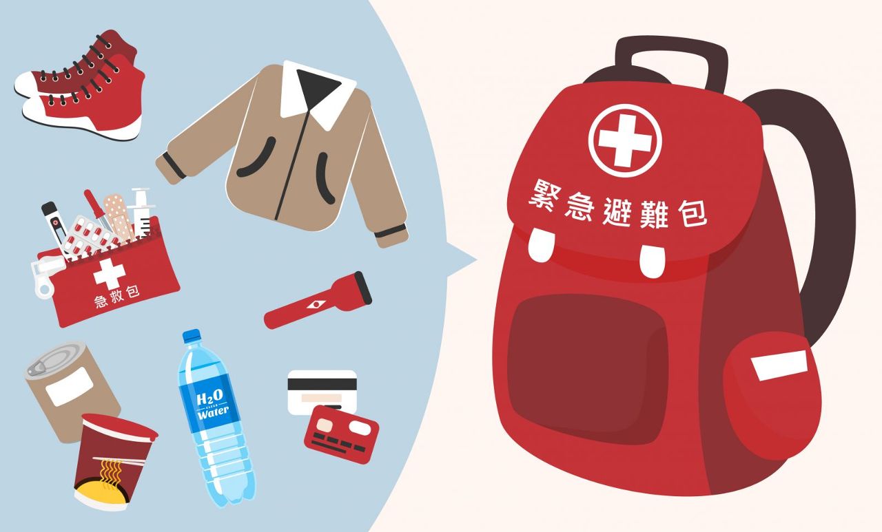 危機一直都在,避難包該怎麼準備? 「這5項」東西最重要!