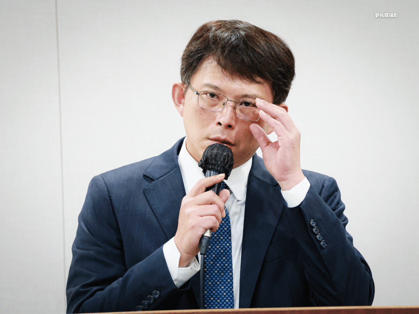 民眾黨主席黃國昌。(攝影:劉祐龍)