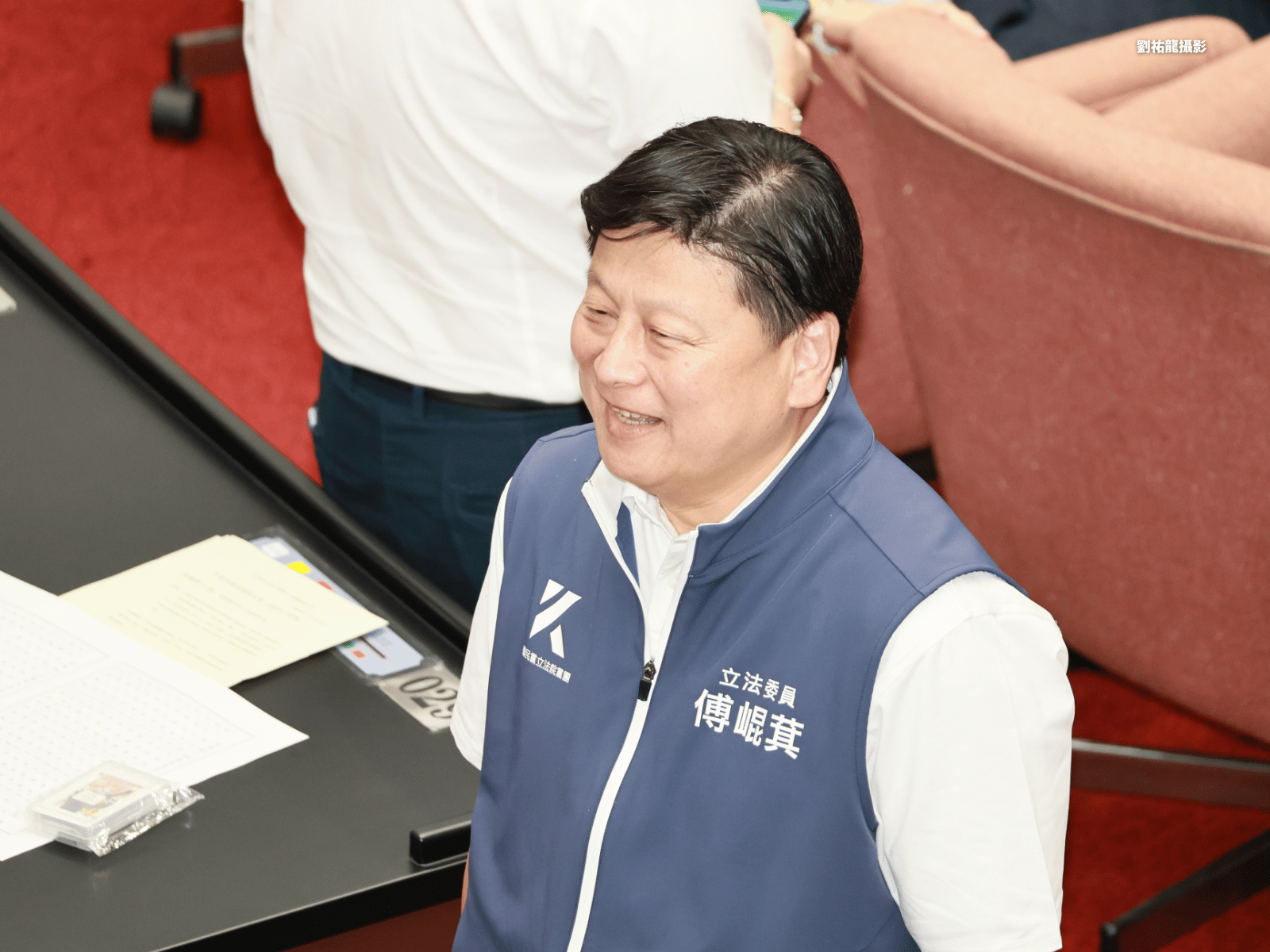 國民黨立委傅崐萁。(攝影:劉祐龍)