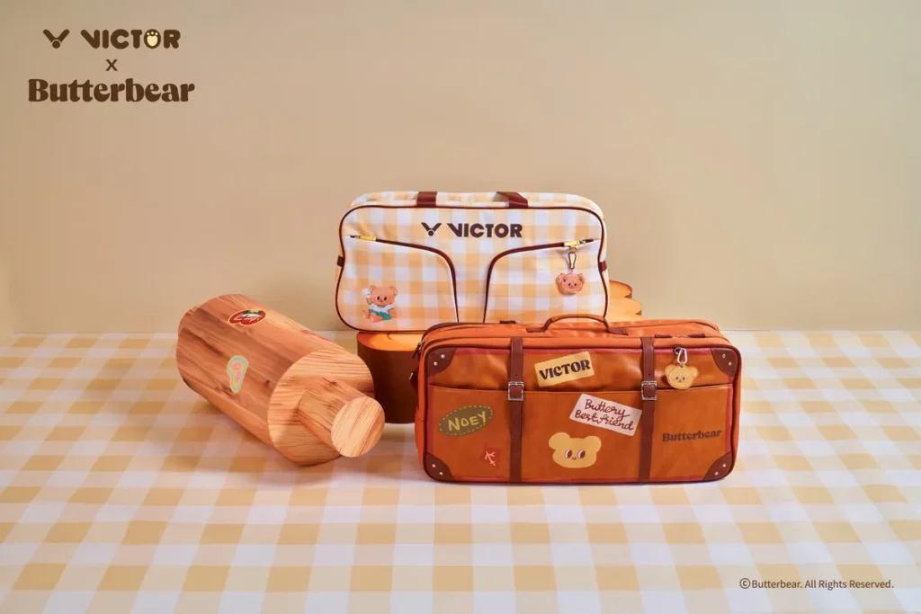 VICTOR x Butterbear聯名系列必收矩形包 注入經典元素與角色可愛魅力 展現多樣運動生活風格