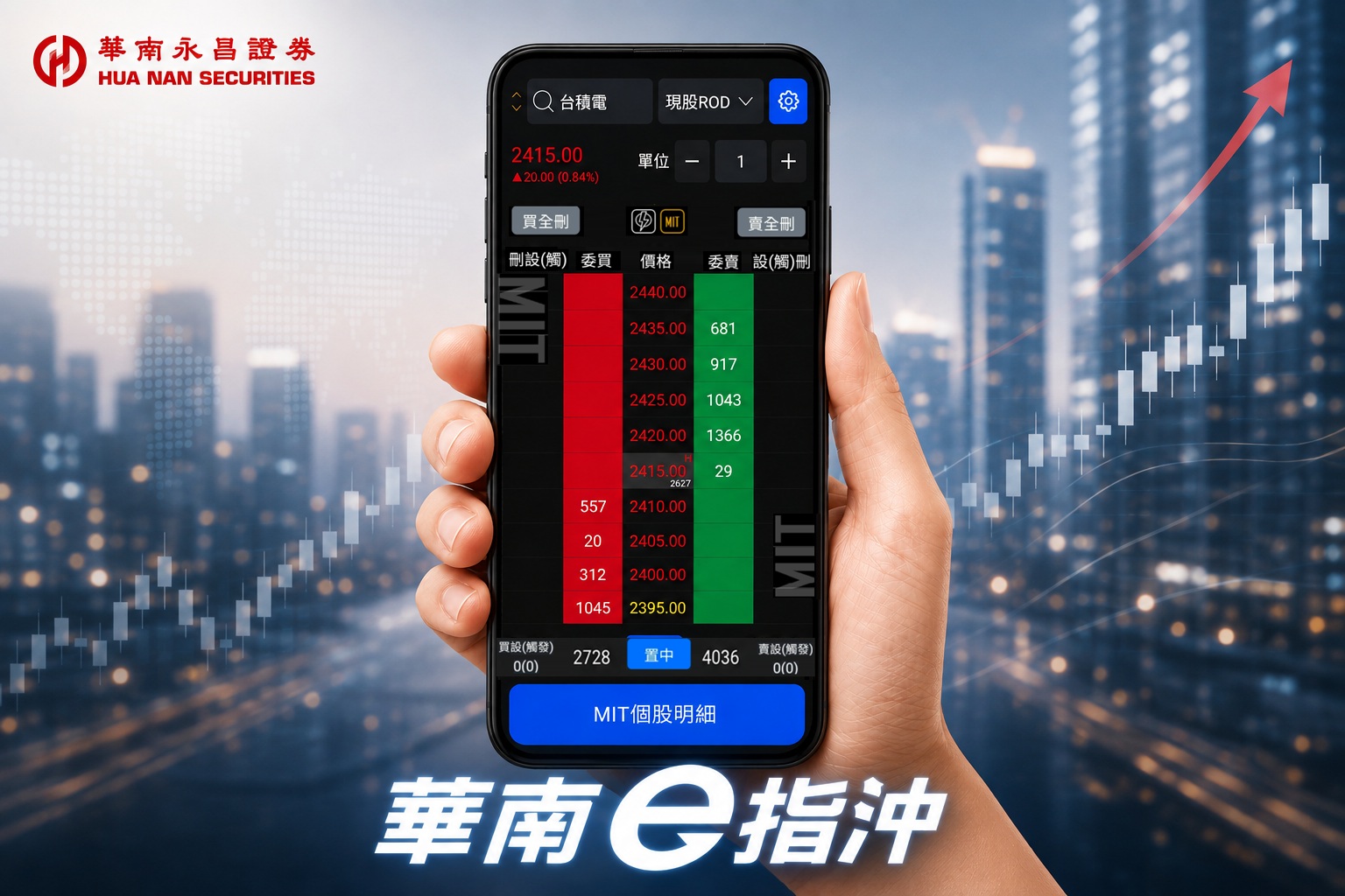 華南e指沖App進化!「行動版」閃電MIT幫你盯盤 還導入語音輔助