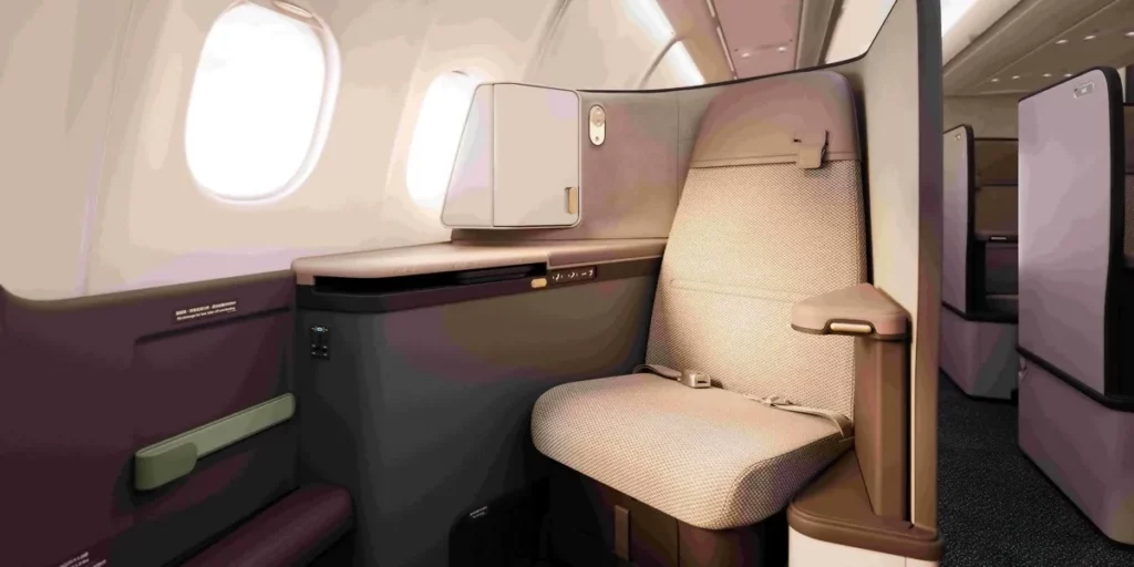國泰航空持續推動客艙產品革新,今年底將於指定空中巴士A330-300客機推出全新區域航班商務艙產品「爾逸商務艙」(Aria Studio)。