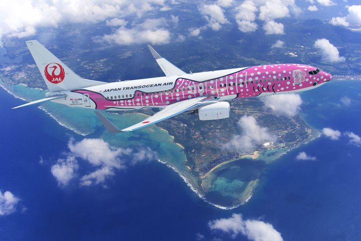 九月起,特別增加「台北(桃園)-那霸」航線班次。 圖:日本越洋航空/提供