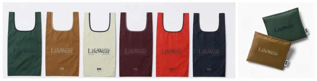 8月28日(五)至9月3日(四)單筆消費滿NT$1,500,即可獲得 LifeWear可收納質感環保袋 乙個(數量有限,贈完為止)