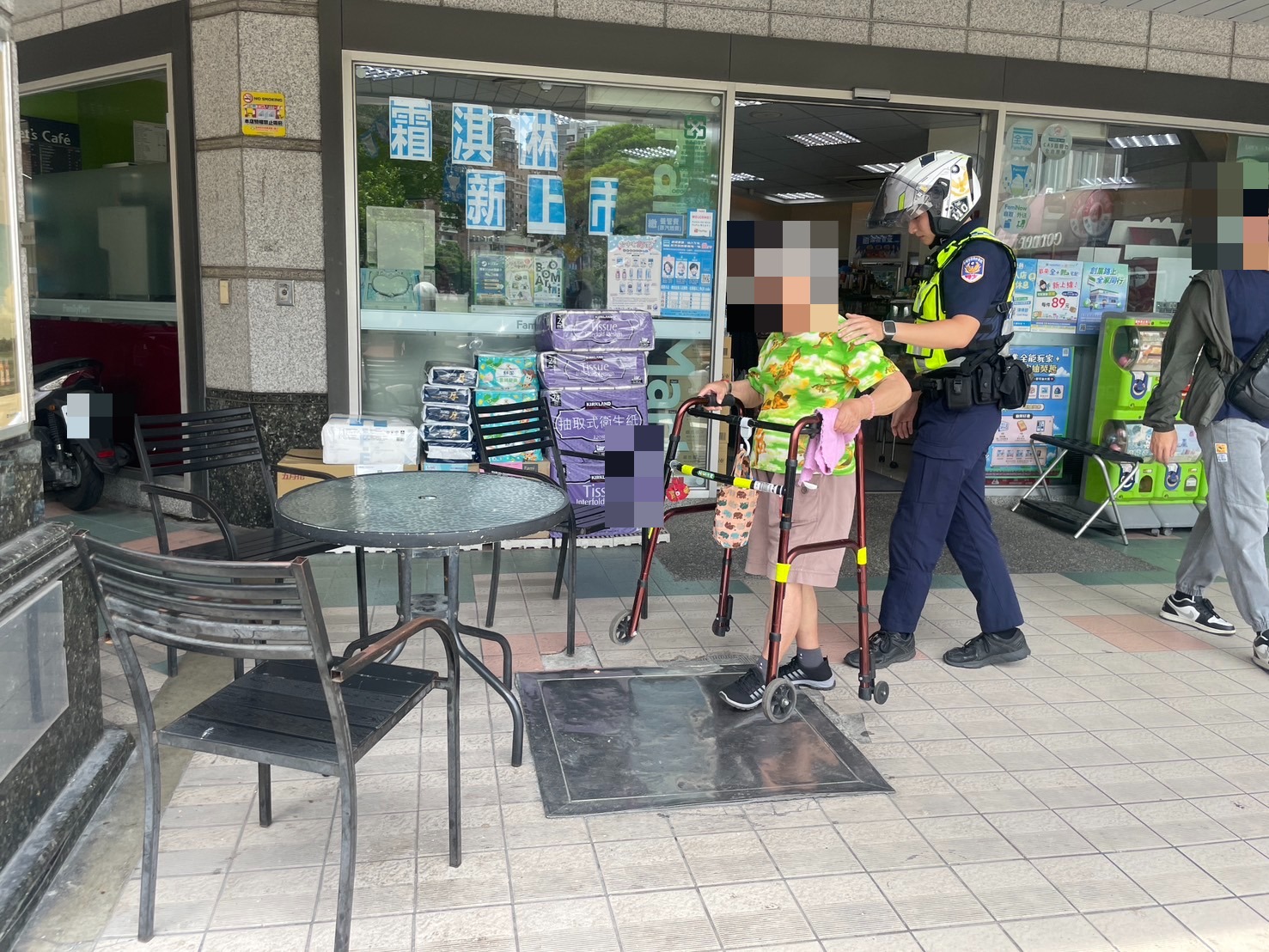 8旬失智嬤清晨推助行器外出失聯 台中警地毯式搜尋2小時平安尋回