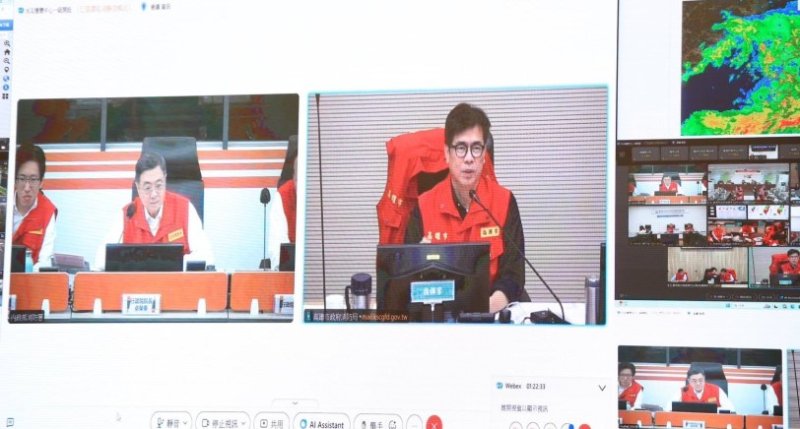 陳其邁主持豪雨災害應變中心第二次工作會議 向中央爭取農漁損全品項救助及受災戶補助
