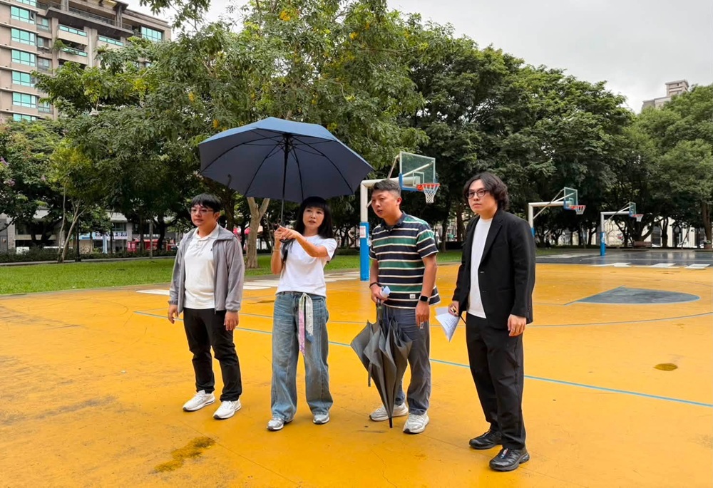 新北籃球場推智慧共享球站 蔡淑君爭取五泰林「沒帶球也能打」 223 248260824a09