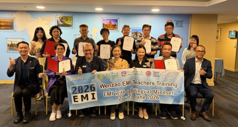 文藻跨域教師赴星培訓 精進EMI全英語教學力