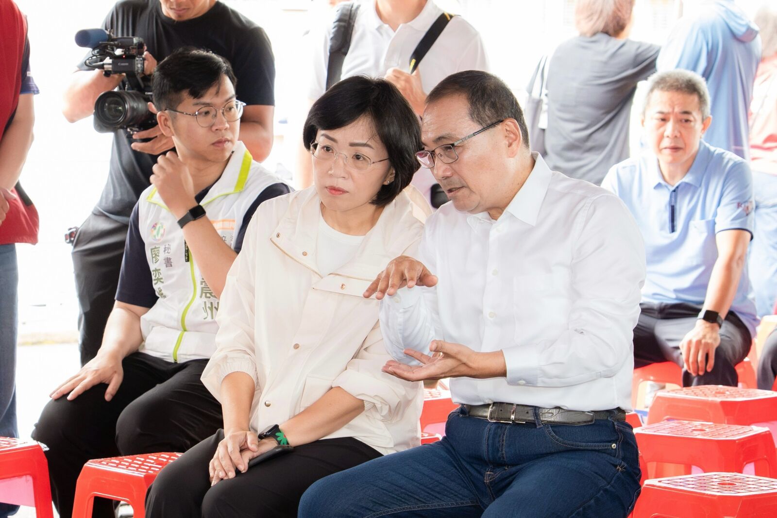 中央全額補助4867萬智慧防汛 蘇巧慧同框侯友宜視察塔寮坑二抽水站 228 中央全額補助4867萬智慧防汛 蘇巧慧同框侯友宜視察塔寮坑二抽水站 227