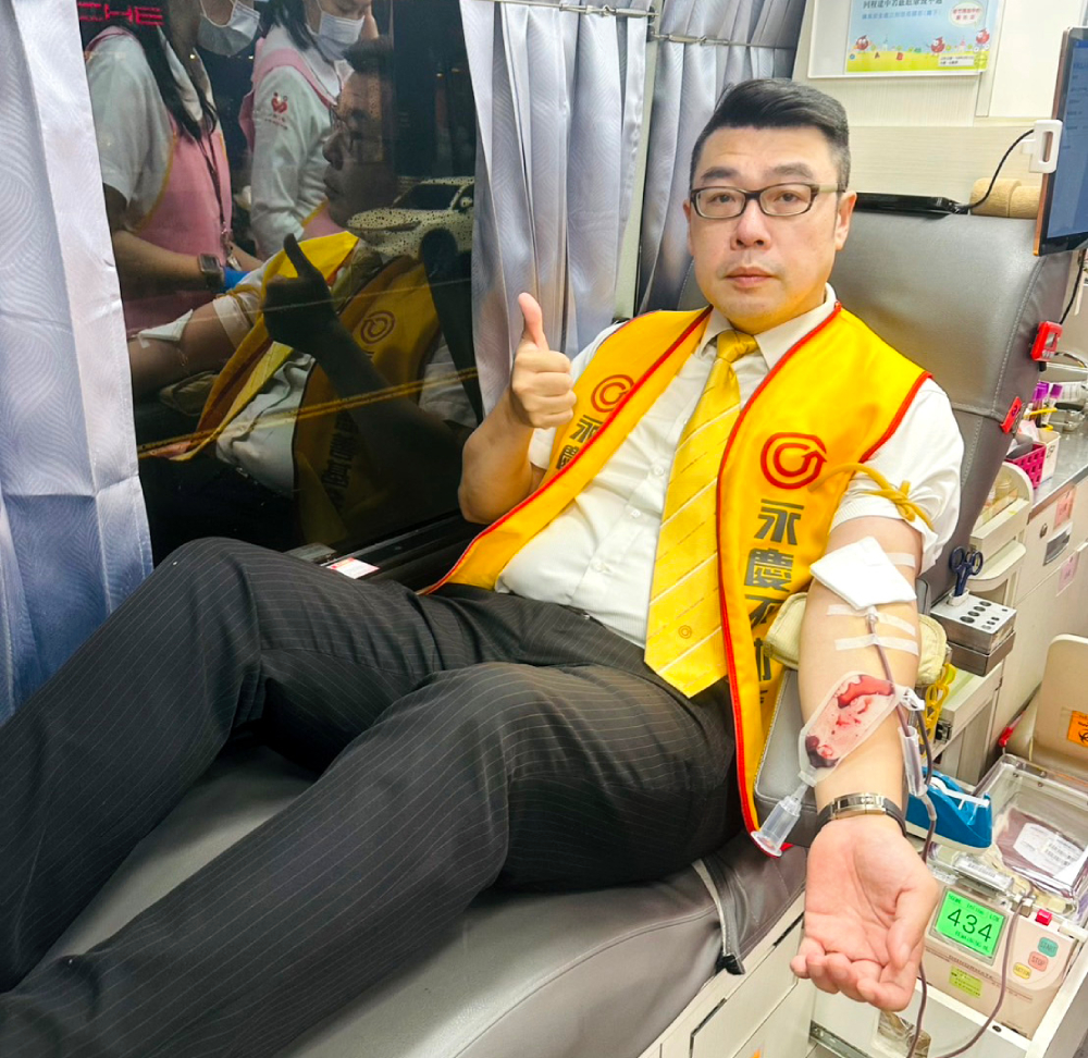 5台捐血車全力應援 永慶加盟四品牌桃區經管會募集809袋熱血 220 cnews207260825a03