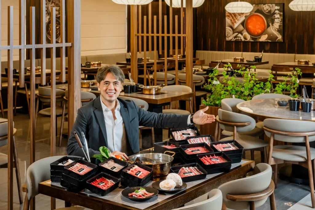 「和牛鍋敘」是路易莎集團旗下第11個子品牌,同時也是第18間與飯店合作的門市