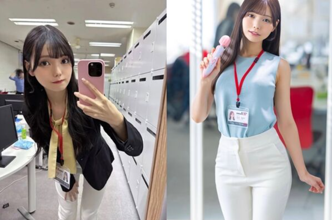 SOD宣傳部正妹員工轉戰AV女優。(圖/翻攝臉書)