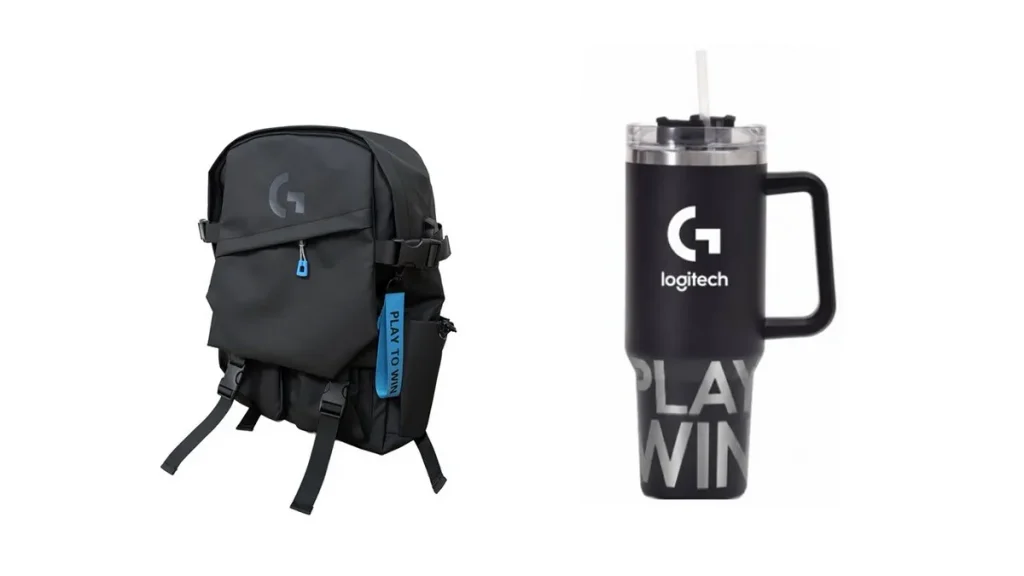 全通路裝備升級再享品牌 Logitech G 冰霸杯、品牌後背包