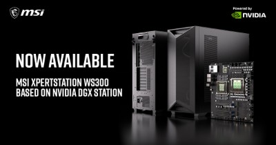 MSI XpertStation WS300 Based on NVIDIA DGX Station Now Available